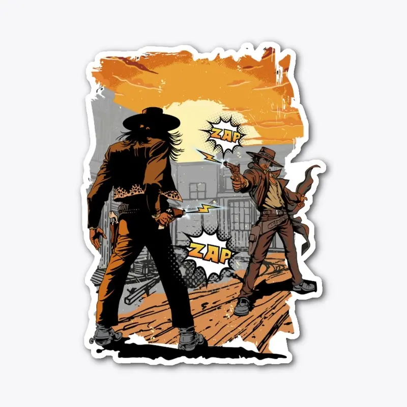 Lightning Zap-Zap Western Standoff